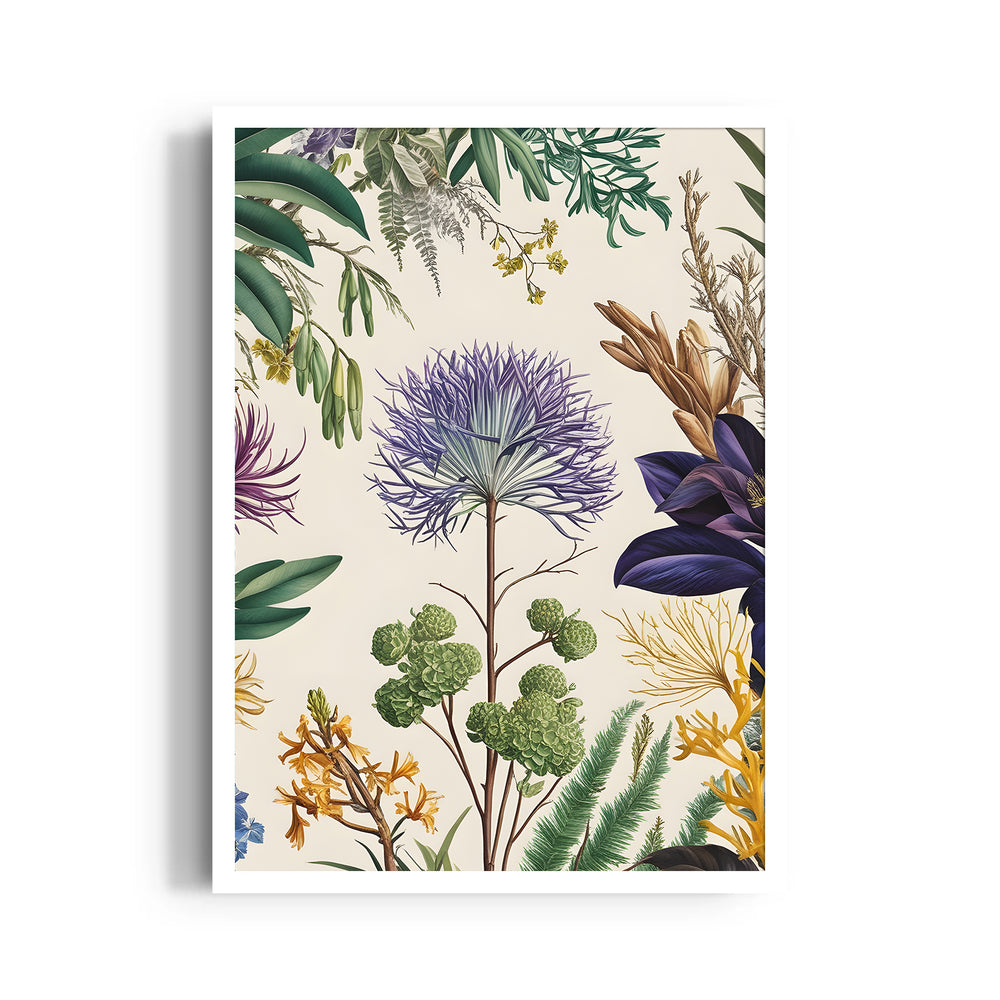 Ethereal Thistle Garden - Botanical Wall Art