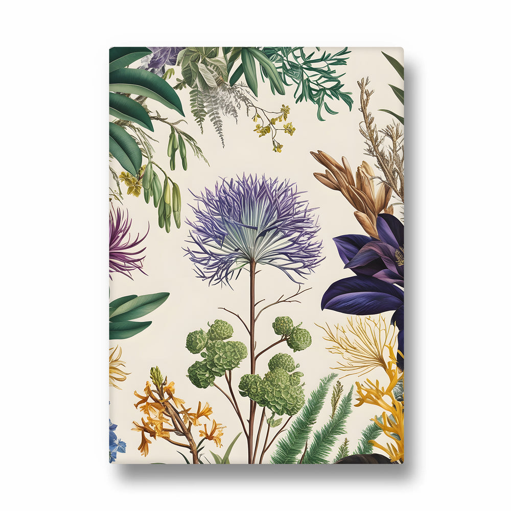 Ethereal Thistle Garden - Botanical Wall Art
