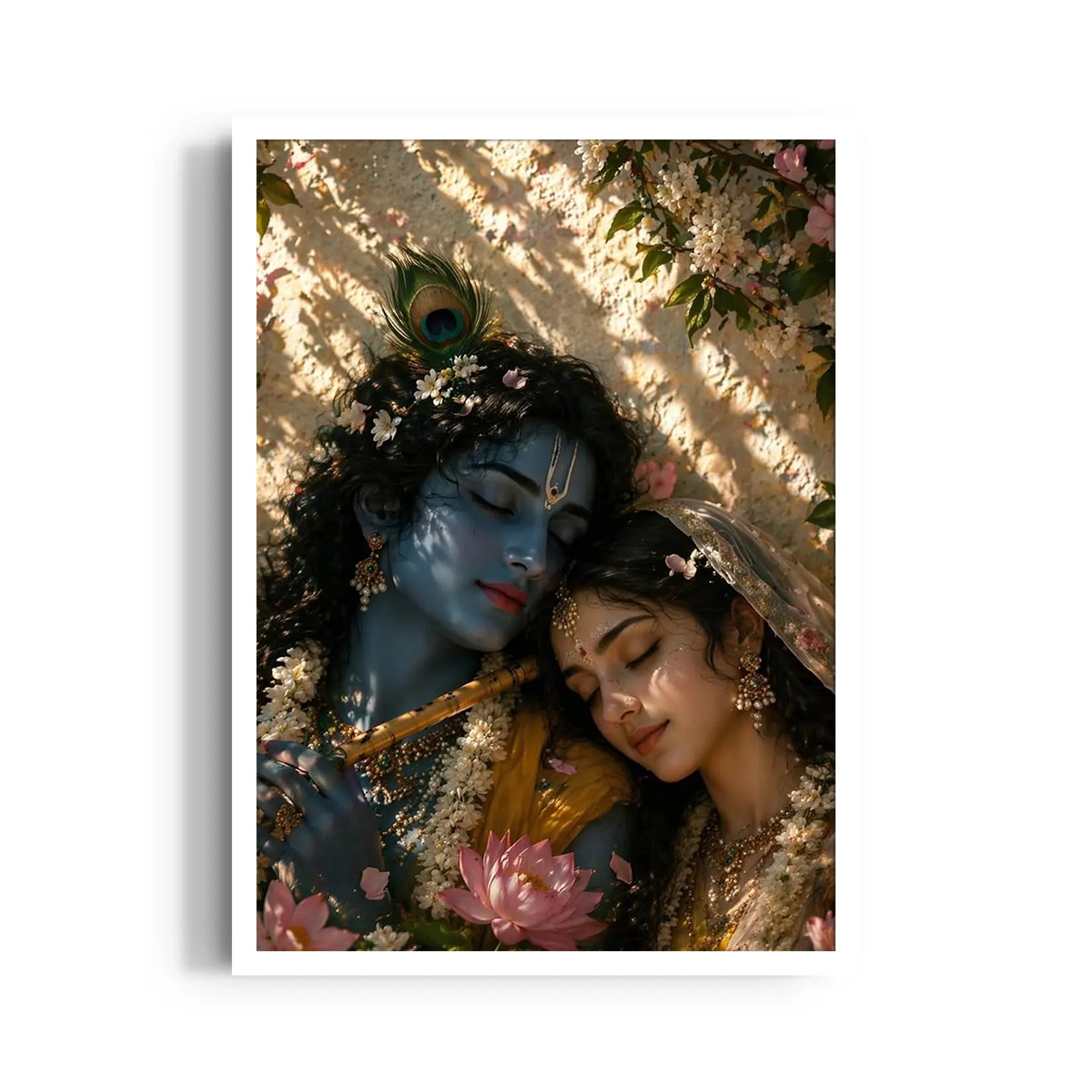 Floral Serenity of the Divine Duo