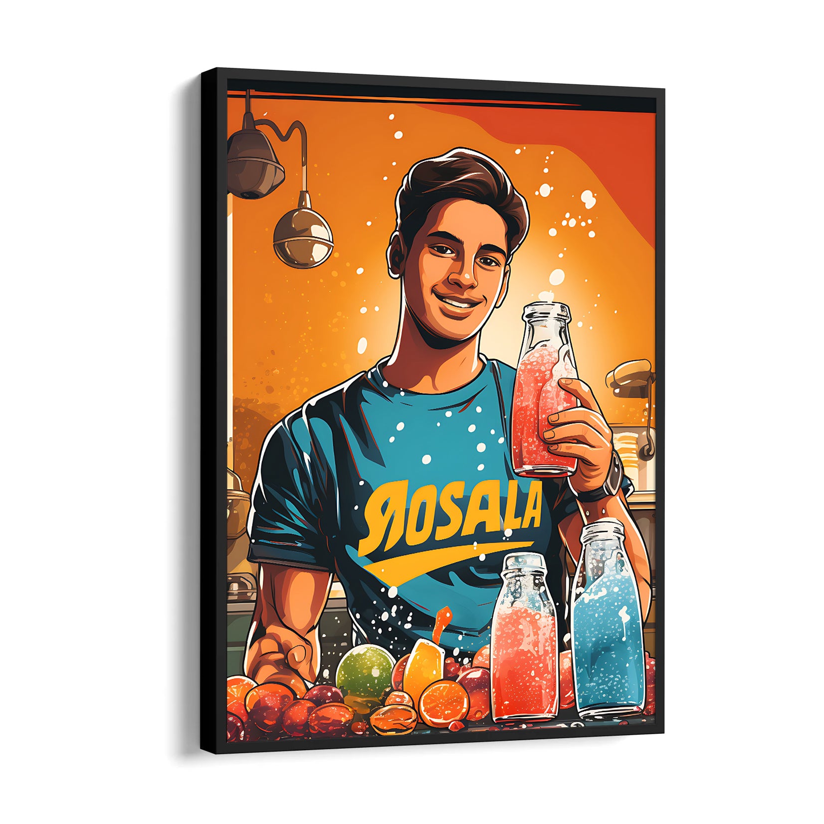 Fresh Juice Bar Vibes ??? Modern Food & Drink Wall Art