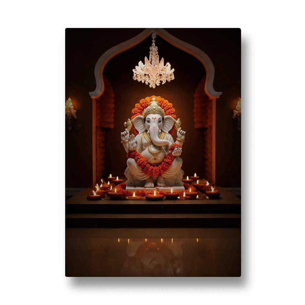Ganesha Garbhagriha Jhumuka Prabha