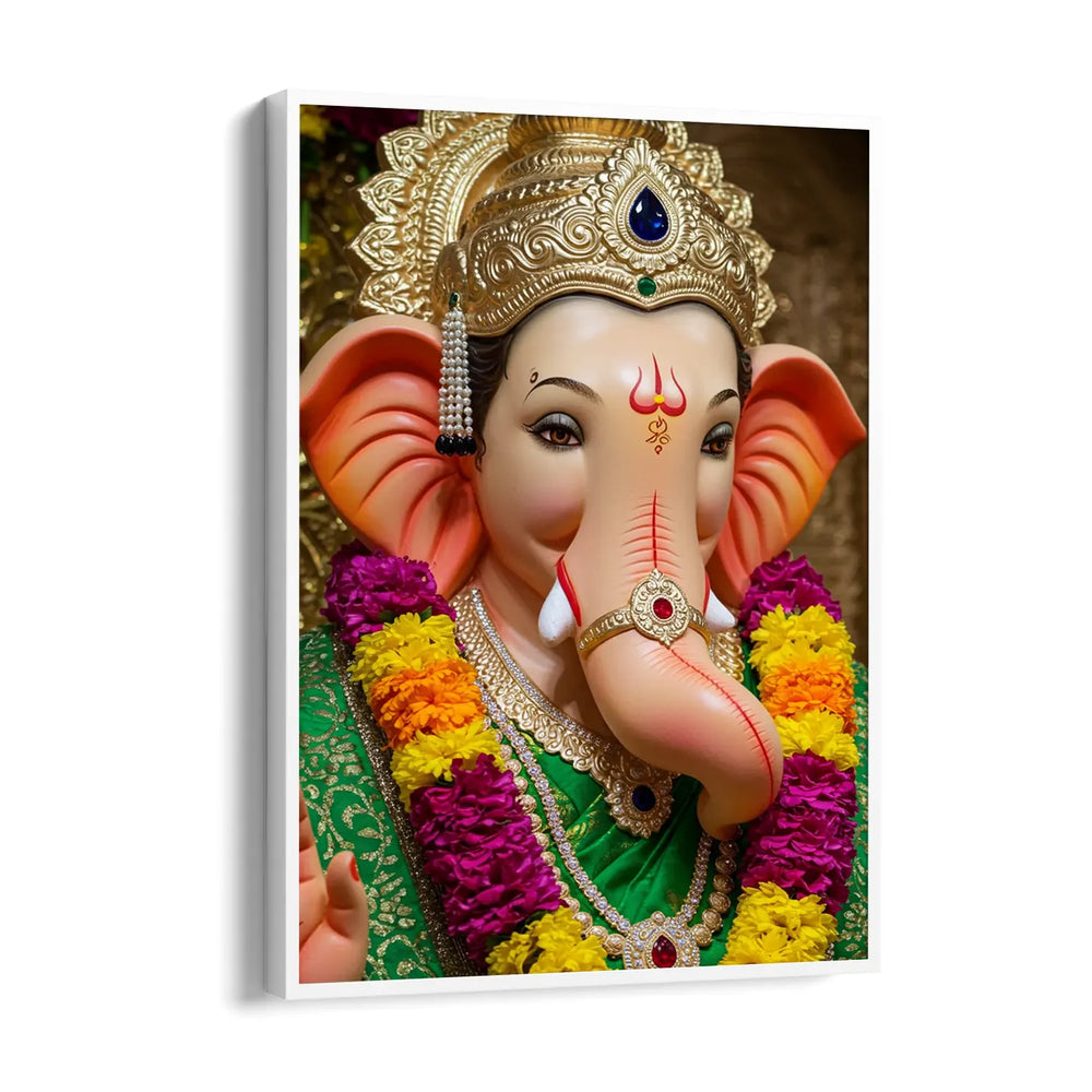 Ganesha Harita Vasstra Pushpamala