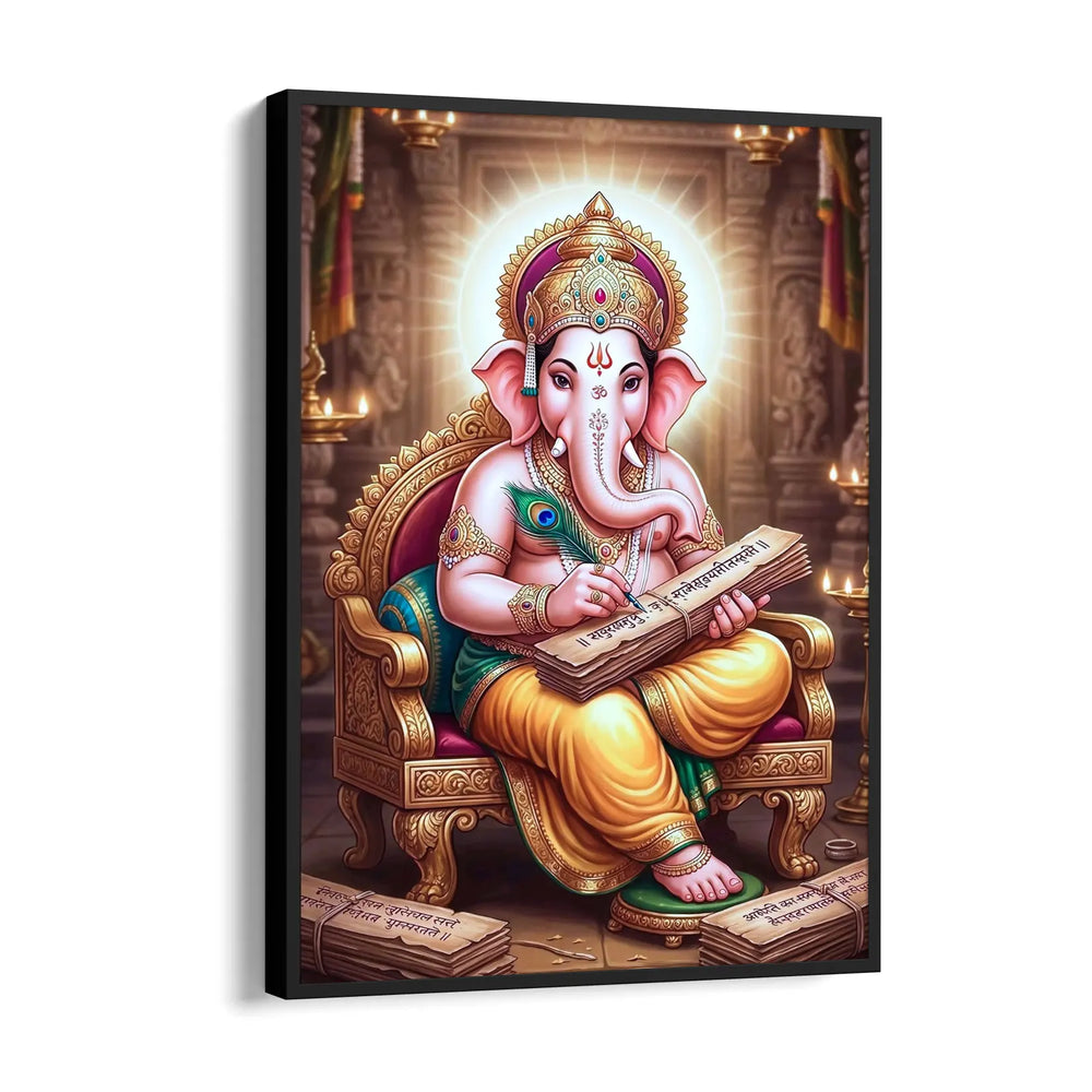 Ganesha Lekhana Grantha Simhasana