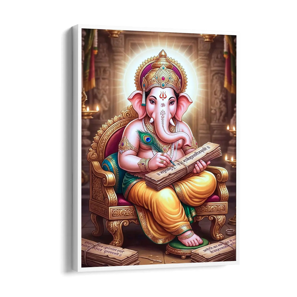 Ganesha Lekhana Grantha Simhasana