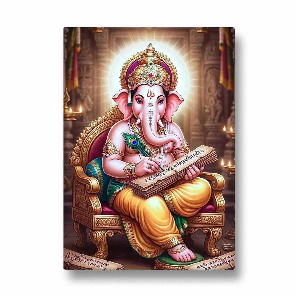 Ganesha Lekhana Grantha Simhasana