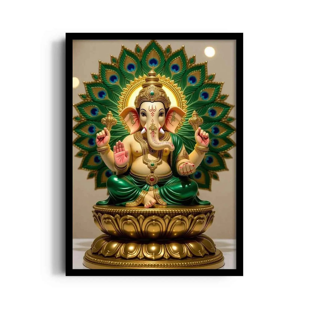 Ganesha Mayura Pankha Padmasana