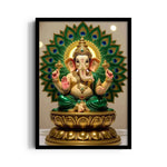 Ganesha Mayura Pankha Padmasana