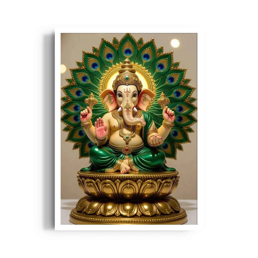 Ganesha Mayura Pankha Padmasana