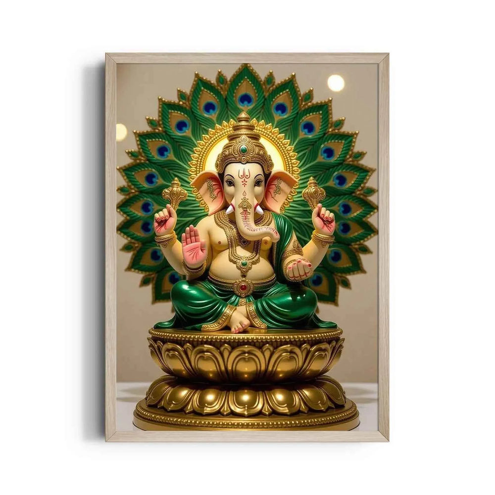 Ganesha Mayura Pankha Padmasana