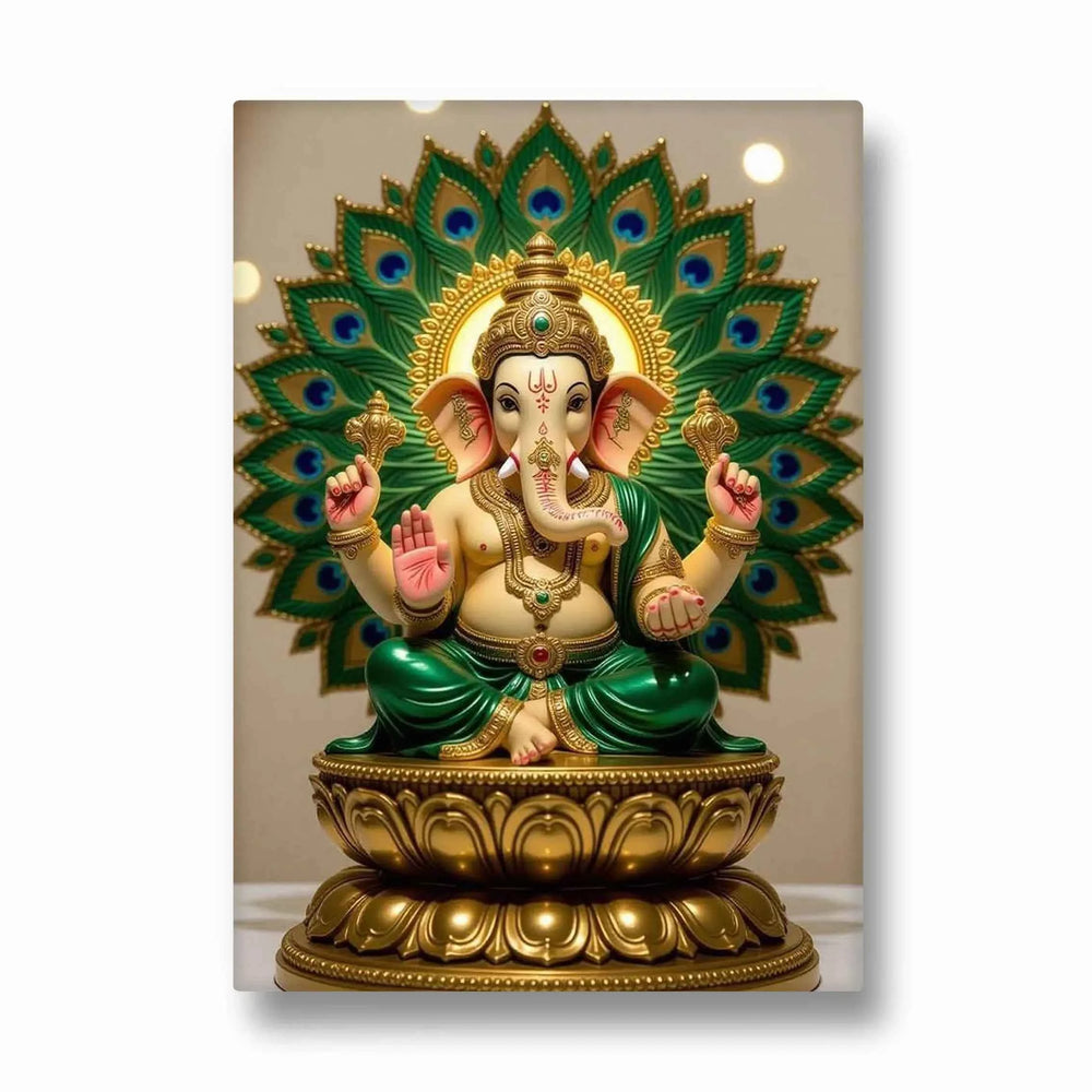 Ganesha Mayura Pankha Padmasana