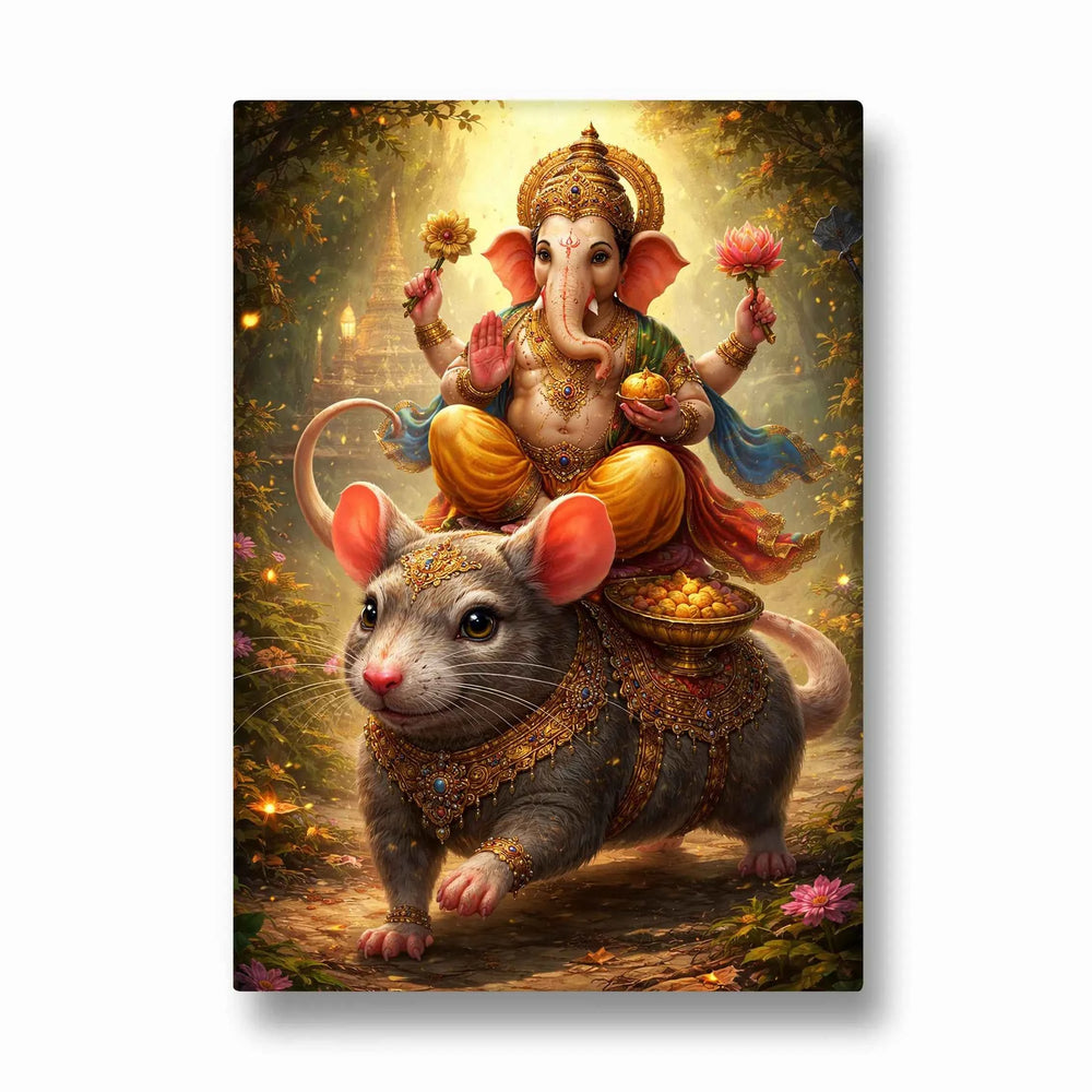 Ganesha Mushaka Vahana Kanaka Prabha