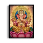 Ganesha Padmasana Suvarna Prabhamandala