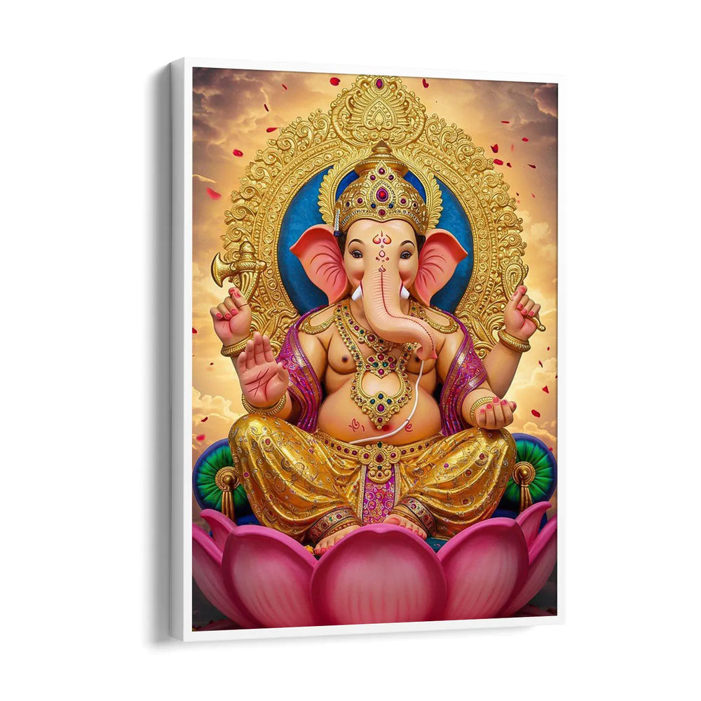 Ganesha Padmasana Suvarna Prabhamandala