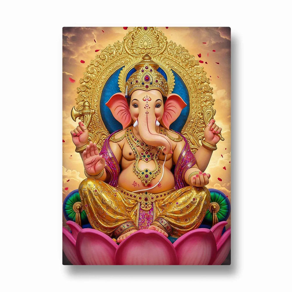 Ganesha Padmasana Suvarna Prabhamandala