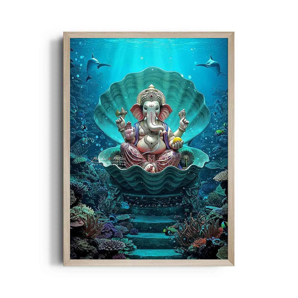 Ganesha Samudra Shukti Simhasana