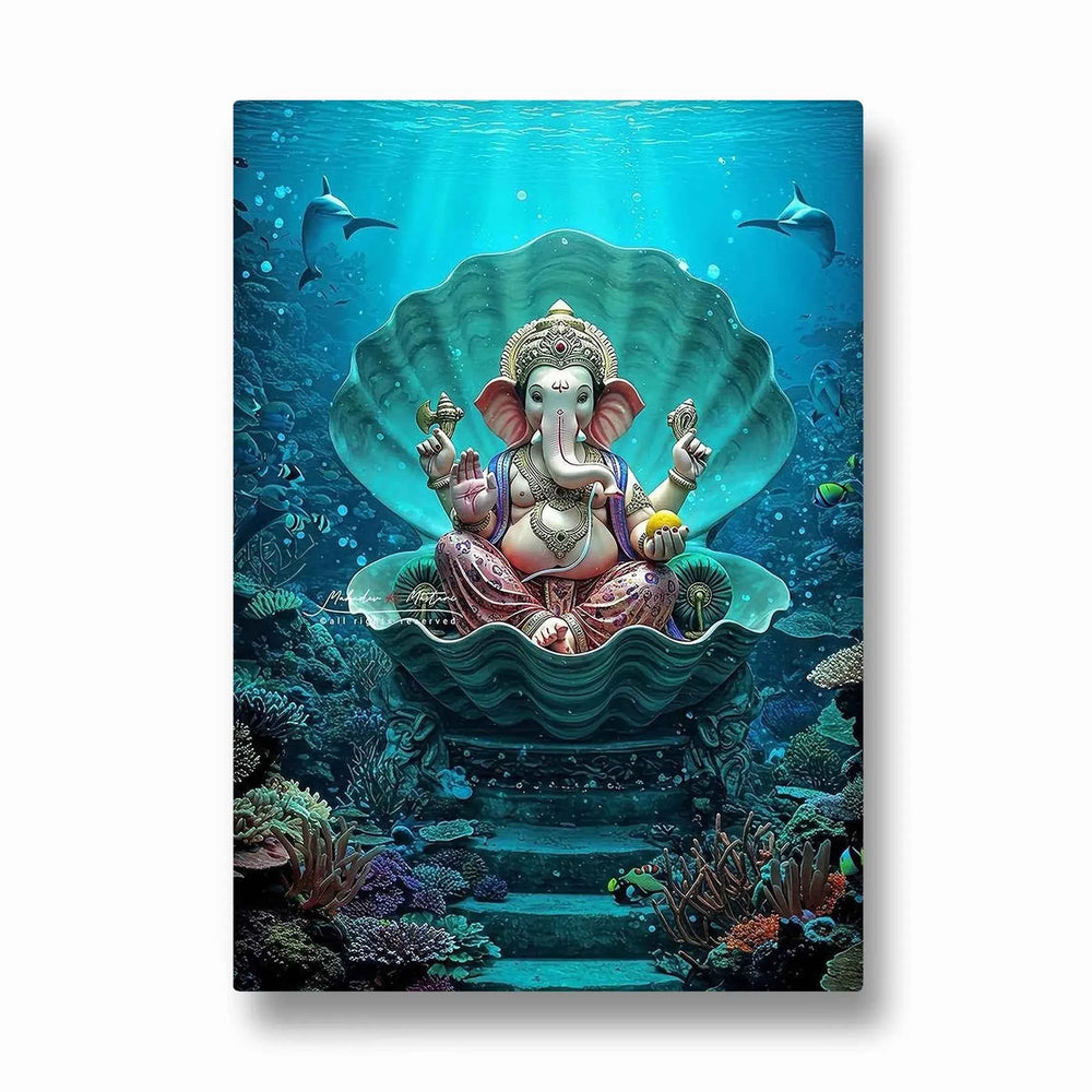 Ganesha Samudra Shukti Simhasana