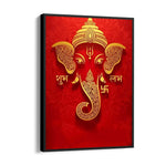 Ganesha Shubh Labh Swastika Rakta