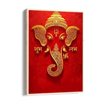 Ganesha Shubh Labh Swastika Rakta