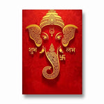 Ganesha Shubh Labh Swastika Rakta