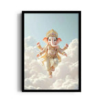 Ganesha Shveta Megha Akasha