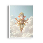 Ganesha Shveta Megha Akasha