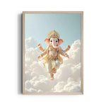 Ganesha Shveta Megha Akasha