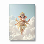 Ganesha Shveta Megha Akasha