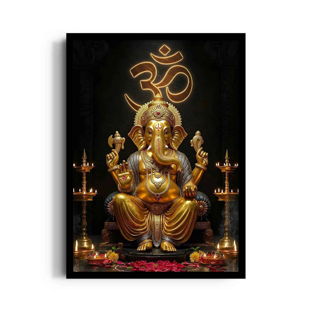 Ganesha Suvarna Omkara Deepanjali