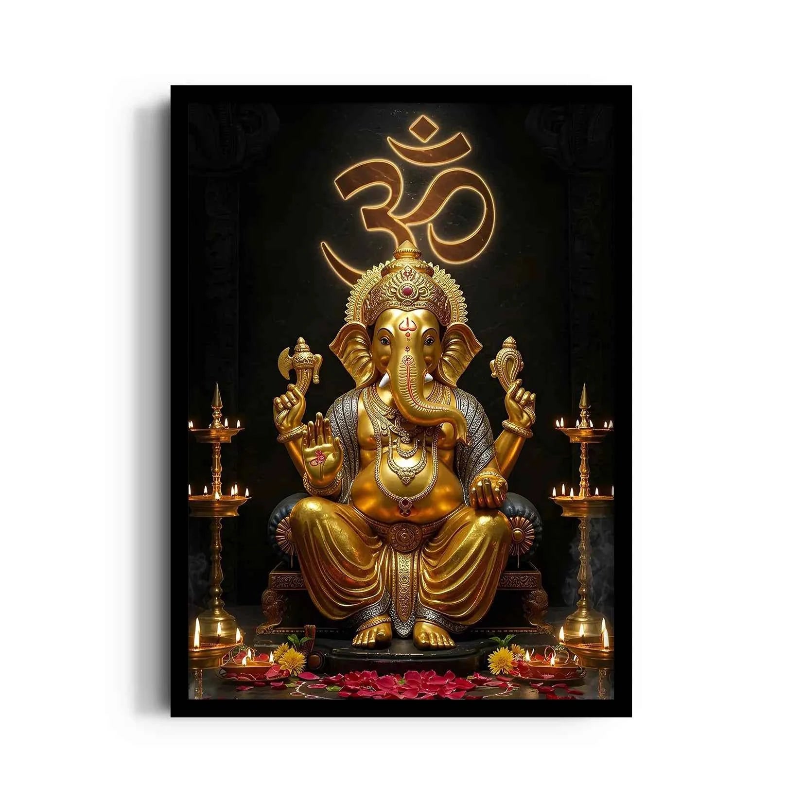 Ganesha Suvarna Omkara Deepanjali