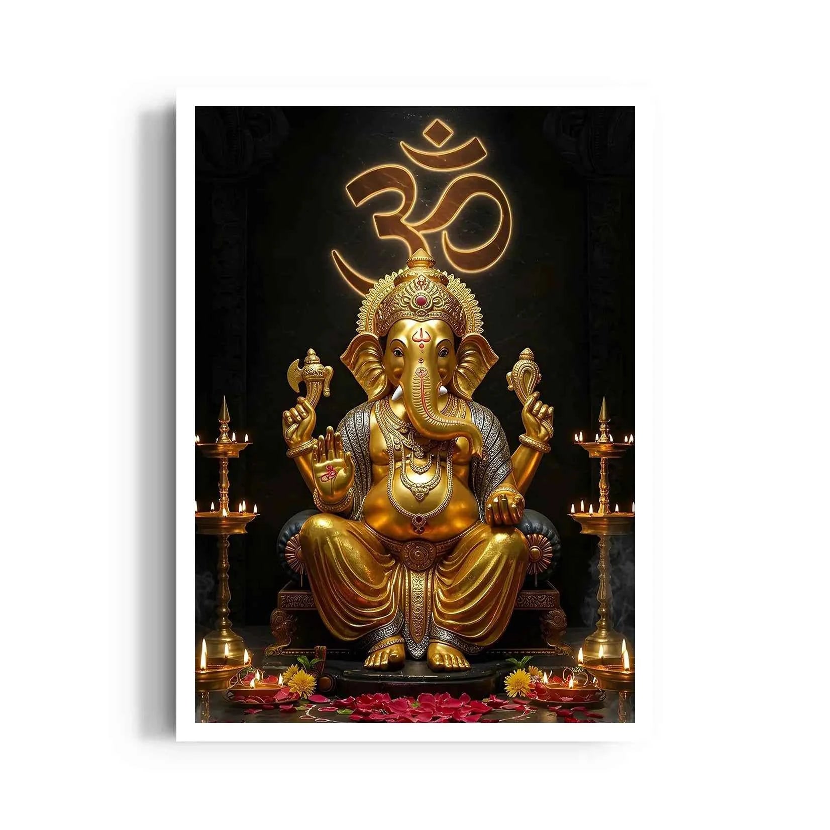 Ganesha Suvarna Omkara Deepanjali