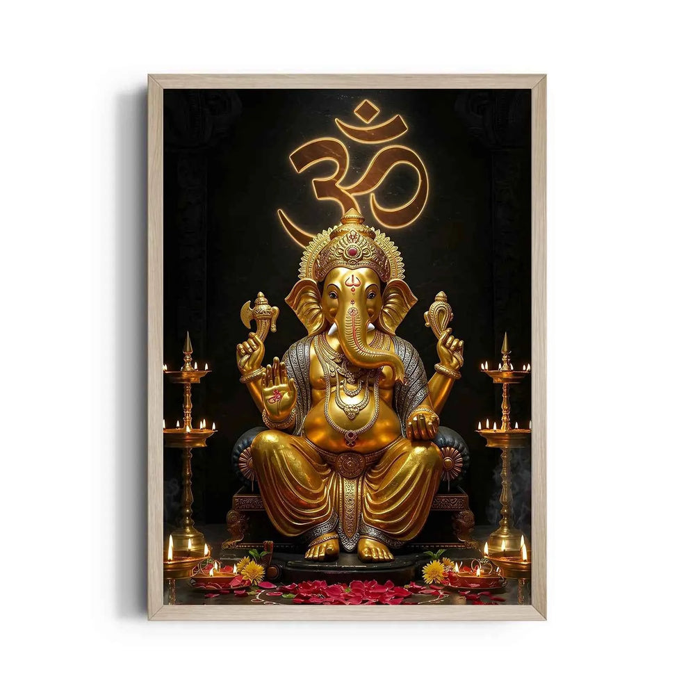 Ganesha Suvarna Omkara Deepanjali