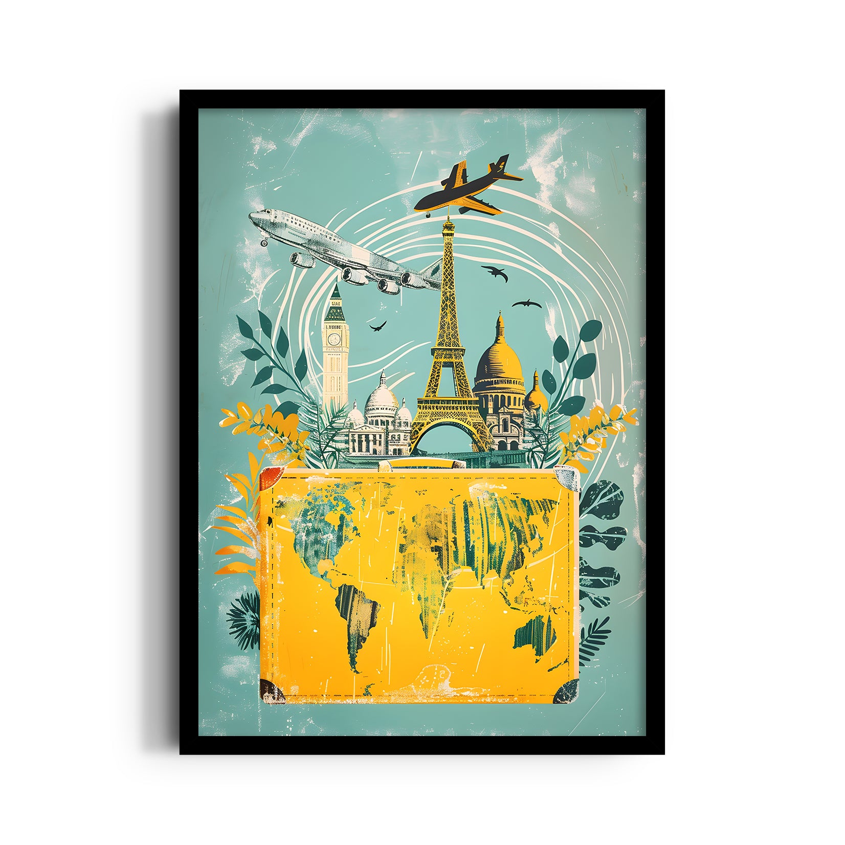 Global Landmarks Journey - Travel Wall Art