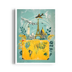 Global Landmarks Journey - Travel Wall Art