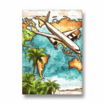 Global Voyage Flight - Travel Wall Art