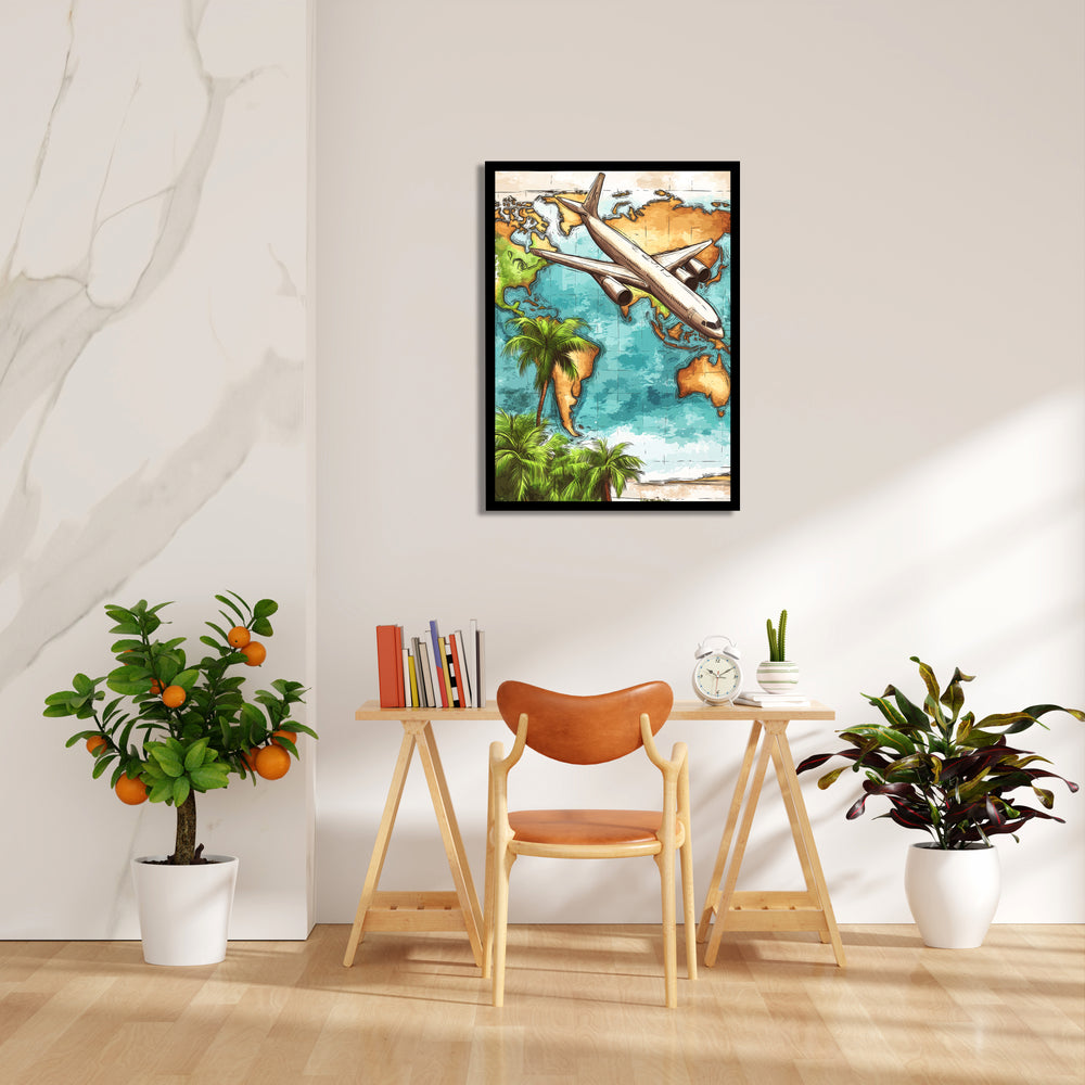 Global Voyage Flight - Travel Wall Art