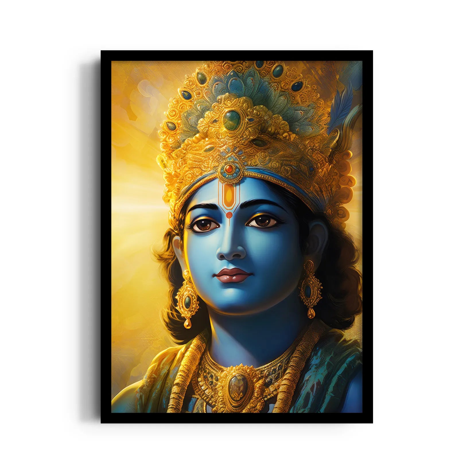 Golden Aura of the Blue Avatar