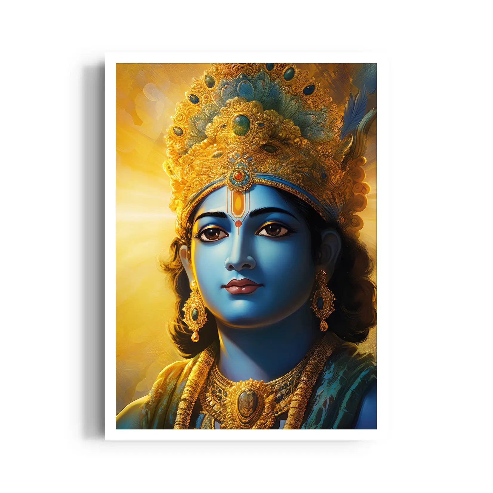 Golden Aura of the Blue Avatar