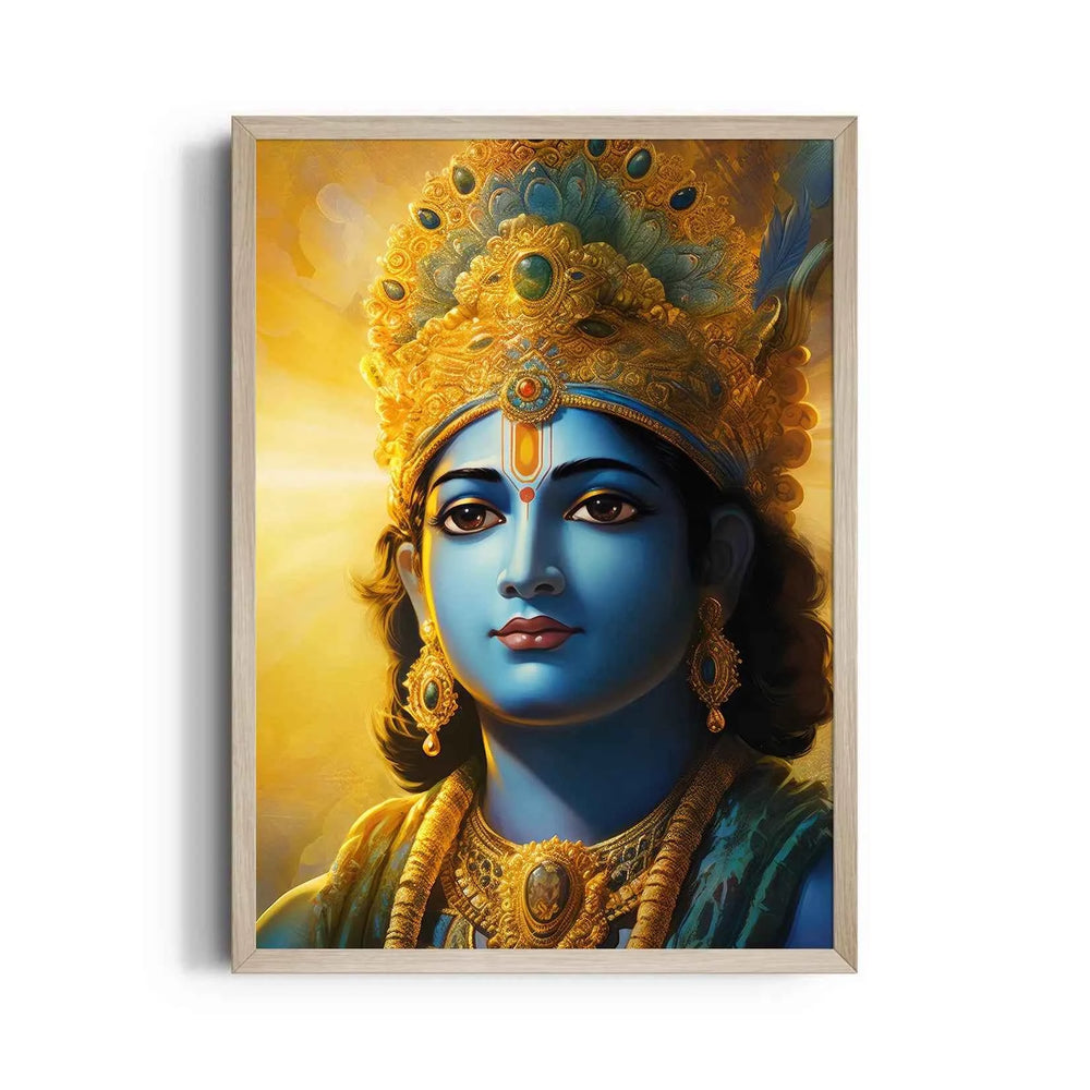 Golden Aura of the Blue Avatar