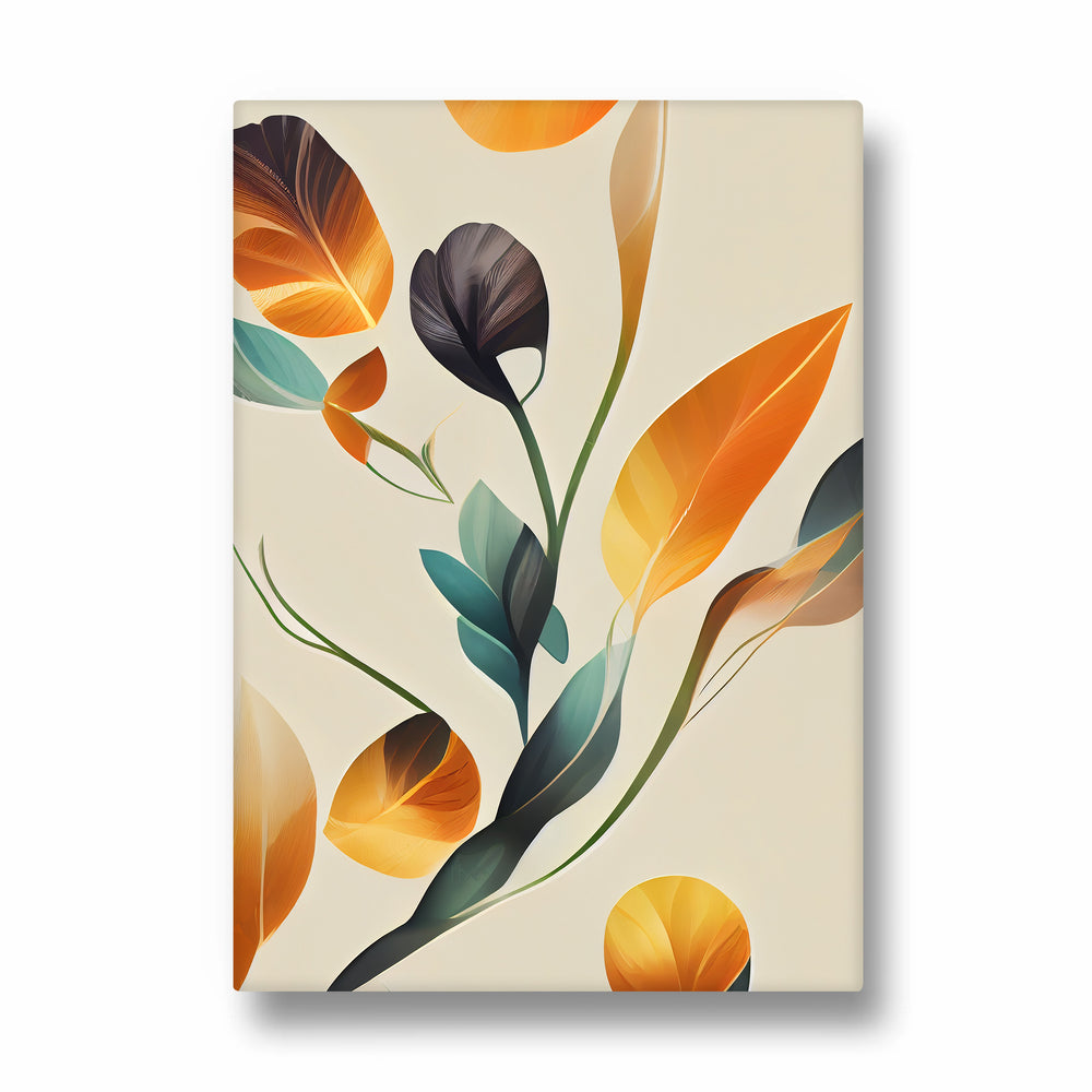 Golden Autumn Foliage - Botanical Wall Art - Pillow Fights