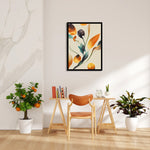 Golden Autumn Foliage - Botanical Wall Art - Pillow Fights