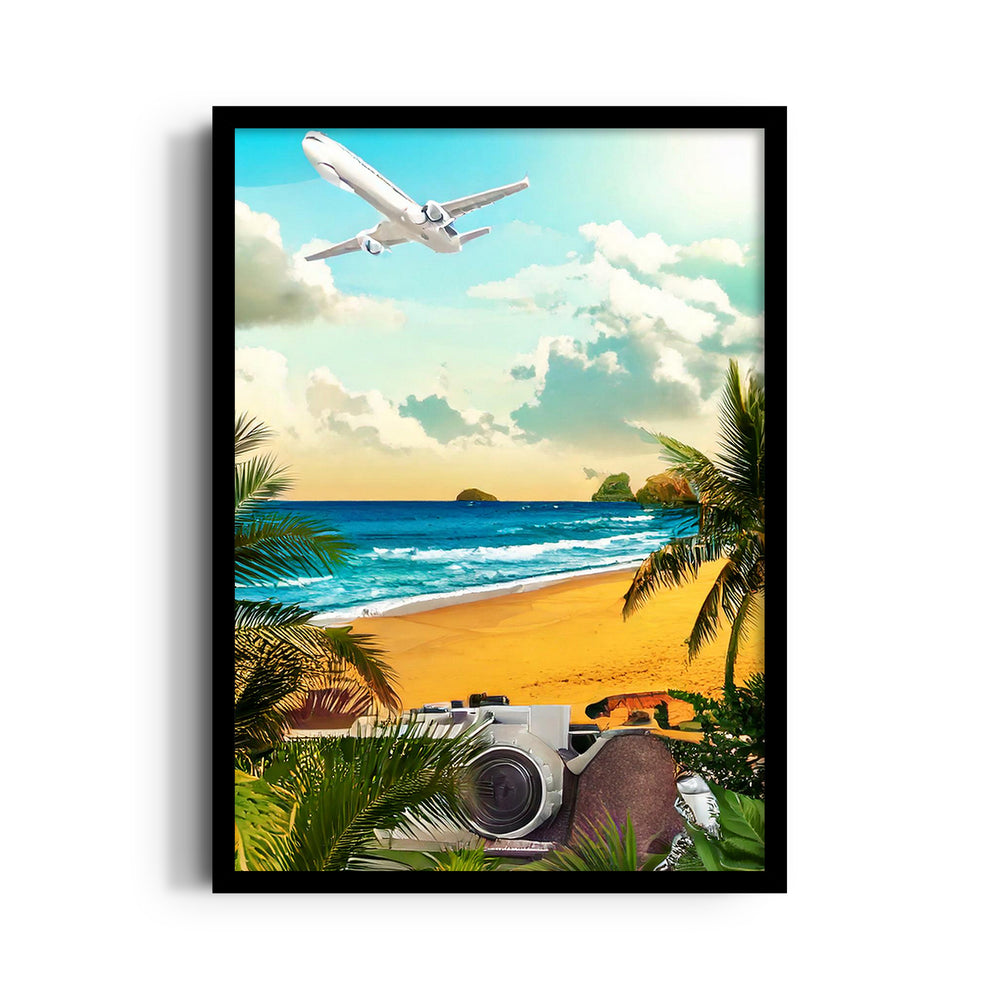 Golden Beach Departure - Travel Wall Art