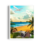 Golden Beach Departure - Travel Wall Art
