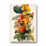 Golden Garden Medley - Botanical Wall Art