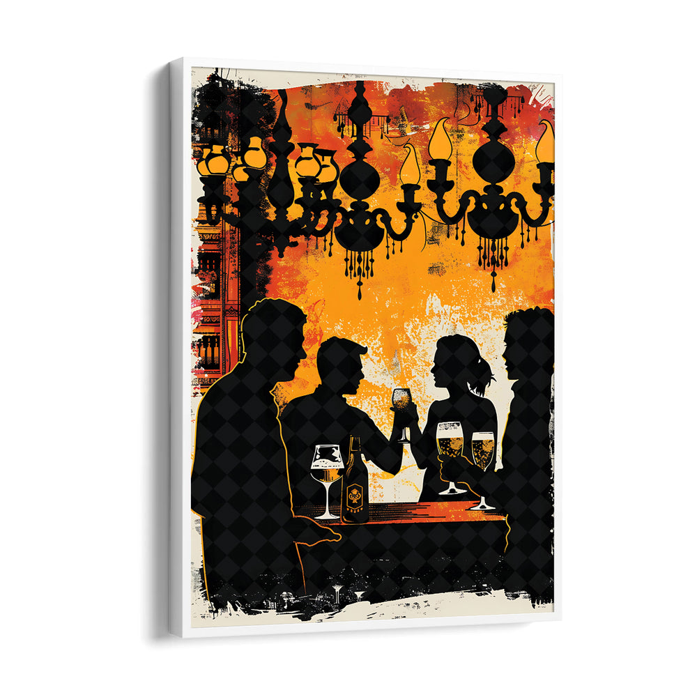 Golden Hour Bar Toast - Food & Bar Wall Art