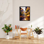 Golden Market Street - City Wall Art - Pillow Fights