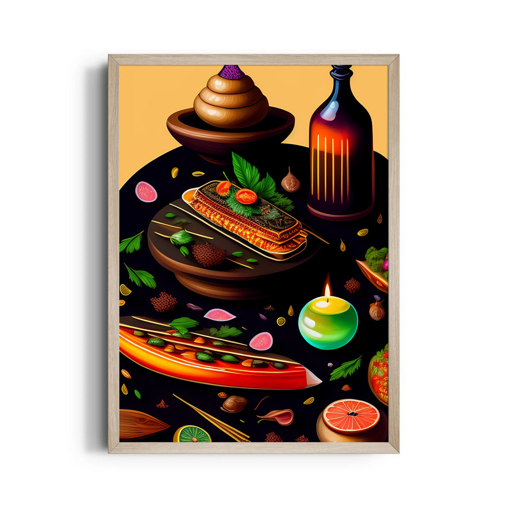 Gourmet Still Life – Artistic Food & Wine Wall Art