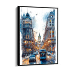 Grand Boulevard Cityscape - City Wall Art