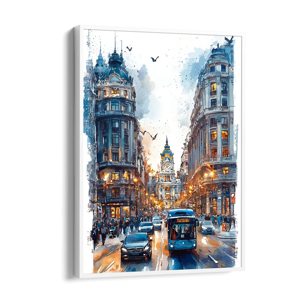 Grand Boulevard Cityscape - City Wall Art