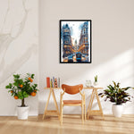 Grand Boulevard Cityscape - City Wall Art