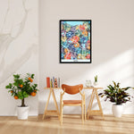 Hanoi Spectrum Grid - street map wall art